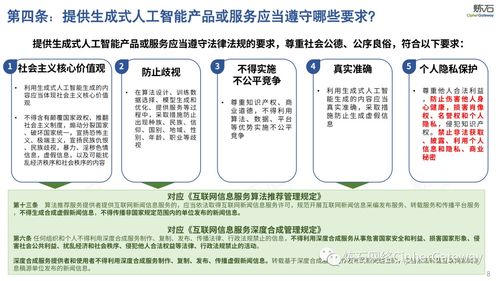 图解国家网信办 生成式人工智能服务管理办法 征 